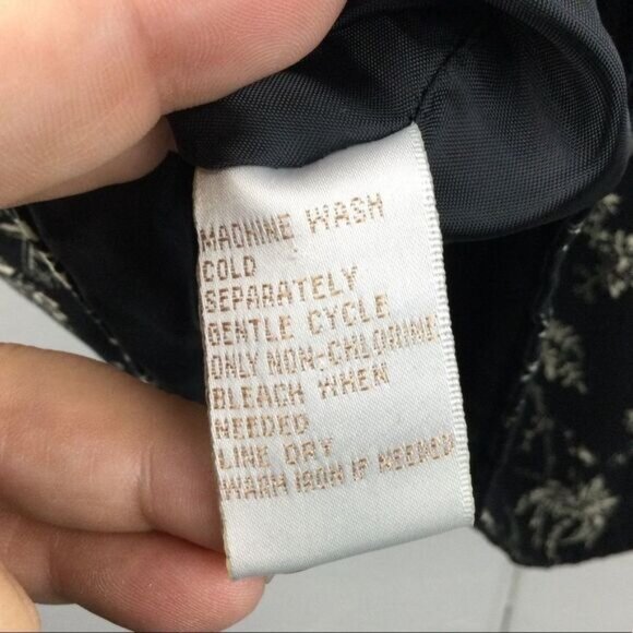 EP Pro Golf Vest Black & Cream Zip Lined Golf Jacket, Asian Theme Pagoda, Size L - Picture 13 of 13